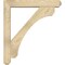 Ekena Millwork Legacy Craftsman Rough Sawn Bracket w/ Offset Brace, Douglas Fir, 6"W x 34"D x 38"H BKT0604X34X38LEC04RDF - alternate 2